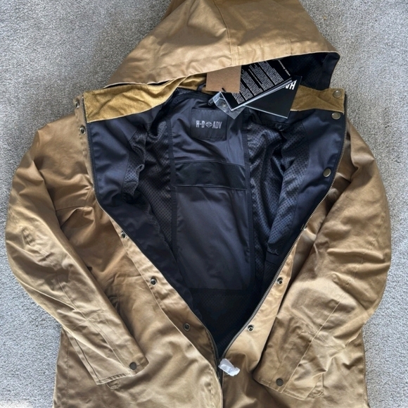 Womens Panorama Harley Davidson ADV Women XL Waxed Hooded Riding Jacket 092025 - Picture 4 of 11